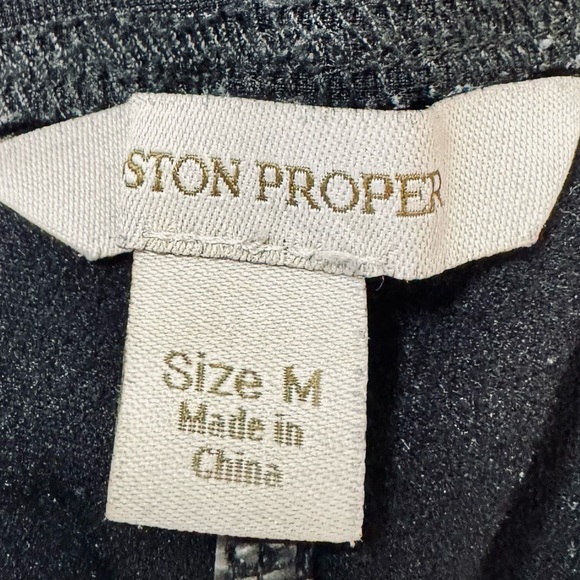 Boston Proper B Active Straight Leg Pant Stretch Comfort Black SZ medium NEW! - Picture 9 of 15